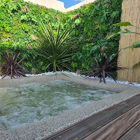 Spalagon Jacuzzi Prive Chauffe 37 Proche Arena Parc Expo 아파트 페홀