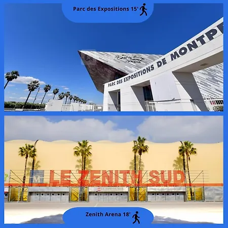 Apartment Oasis Spalagon Chauffe Climatise Arena Parc Expo Perols